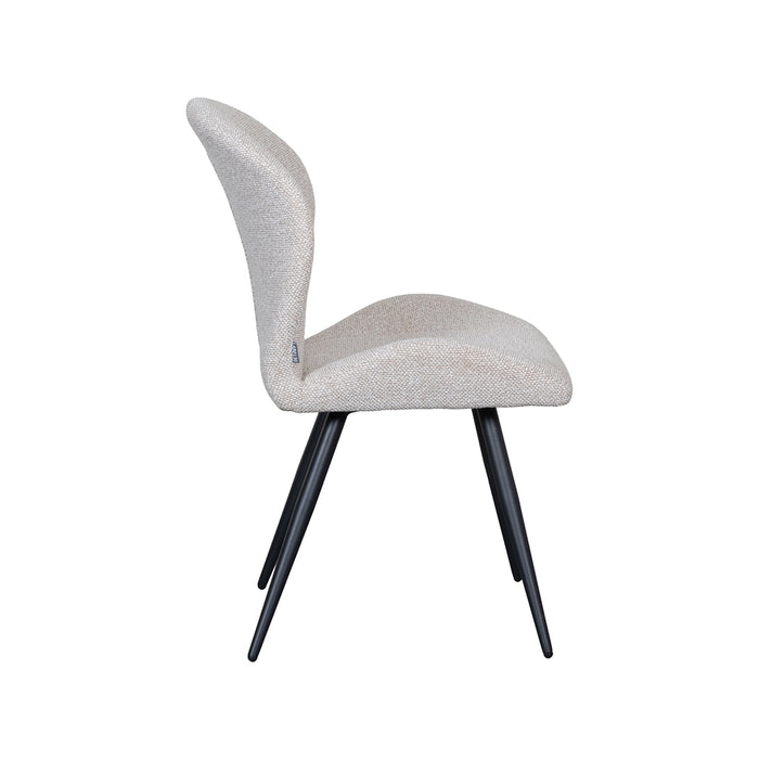 LABEL51 Eetkamerstoel Sil Bouclé Naturel-Eetkamerstoelen-LABEL51