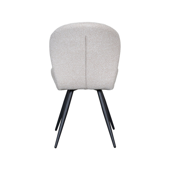 LABEL51 Eetkamerstoel Sil Bouclé Naturel-Eetkamerstoelen-LABEL51