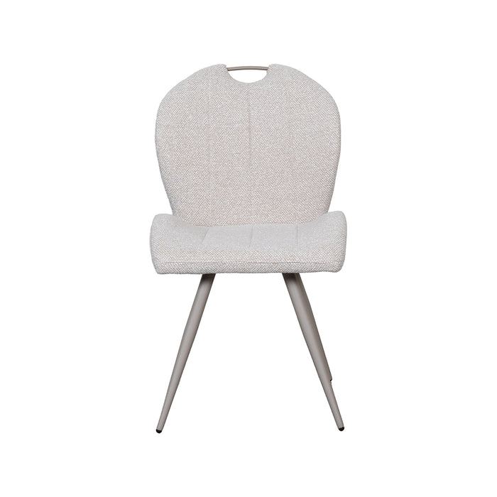 LABEL51 Eetkamerstoel Silly Bouclé Naturel-Eetkamerstoelen-LABEL51