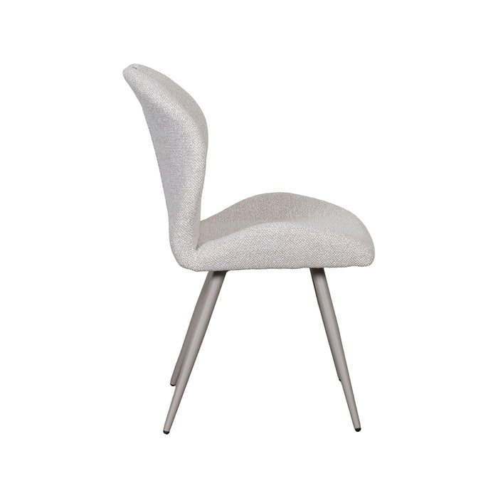 LABEL51 Eetkamerstoel Silly Bouclé Naturel-Eetkamerstoelen-LABEL51