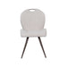 LABEL51 Eetkamerstoel Silly Bouclé Naturel met bronze poten-Eetkamerstoelen-LABEL51