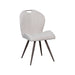 LABEL51 Eetkamerstoel Silly Bouclé Naturel met bronze poten-Eetkamerstoelen-LABEL51