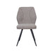 LABEL51 Eetkamerstoel Silvain Bouclé Mushroom met zwarte poten-Eetkamerstoelen-LABEL51