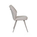 LABEL51 Eetkamerstoel Silvain Bouclé Naturel met taupe poten-Eetkamerstoelen-LABEL51