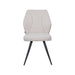 LABEL51 Eetkamerstoel Silvain Naturel Zwart 51x64x89 cm-Eetkamerstoelen-LABEL51