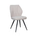 LABEL51 Eetkamerstoel Silvain Naturel Zwart 51x64x89 cm-Eetkamerstoelen-LABEL51