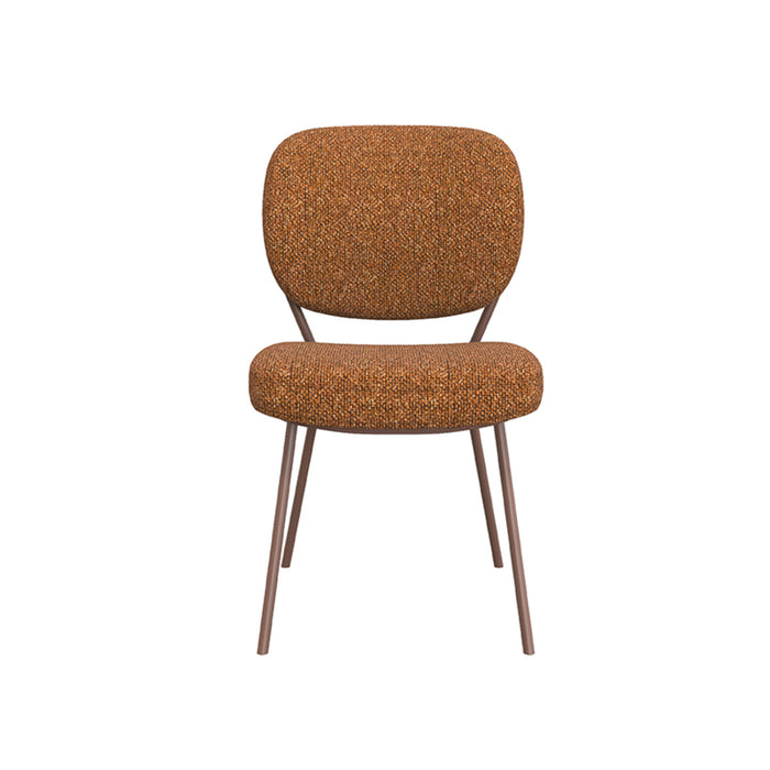 LABEL51 Eetkamerstoel Singapore - Coral - Royal Boucle - Coral-Eetkamerstoelen-LABEL51