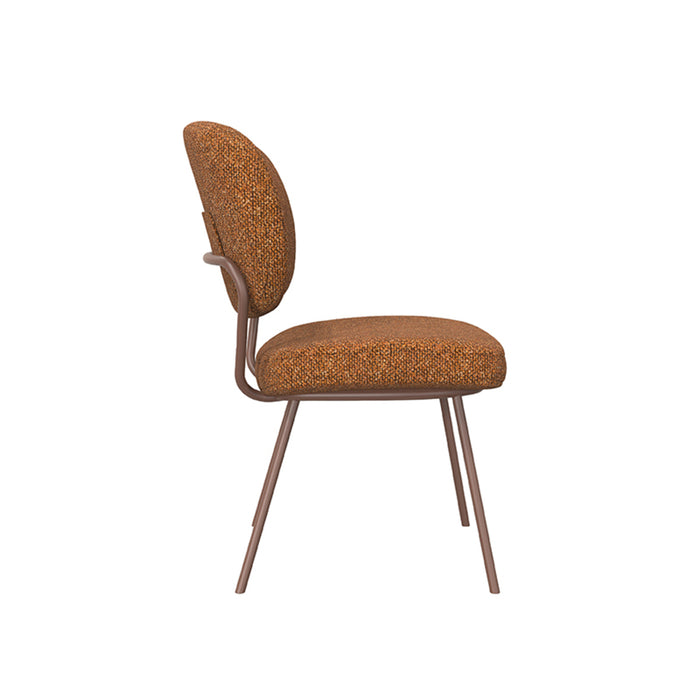 LABEL51 Eetkamerstoel Singapore - Coral - Royal Boucle - Coral-Eetkamerstoelen-LABEL51