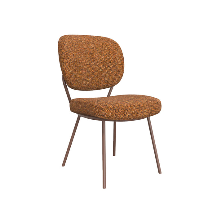 LABEL51 Eetkamerstoel Singapore - Coral - Royal Boucle - Coral-Eetkamerstoelen-LABEL51