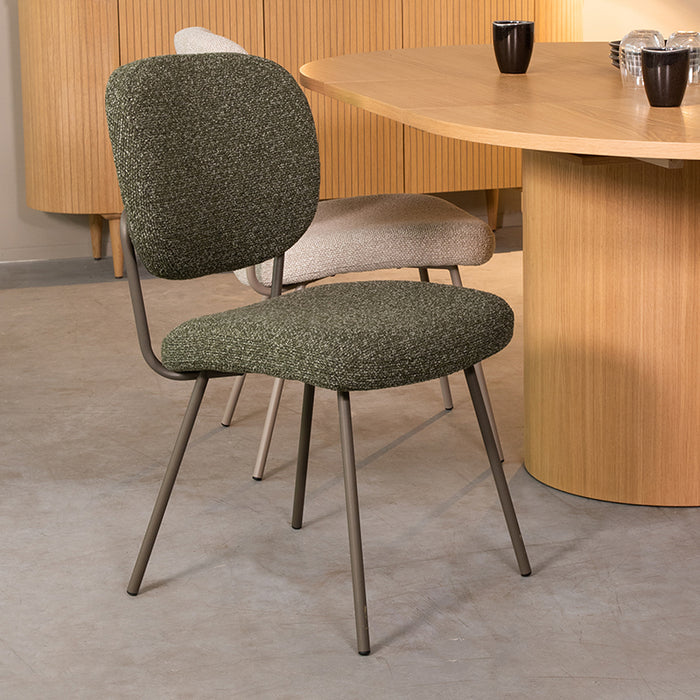 LABEL51 Eetkamerstoel Singapore - Forest - Royal Boucle - Forest-Eetkamerstoelen-LABEL51