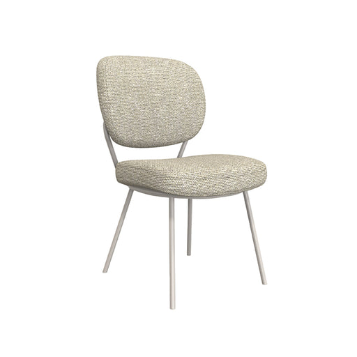 LABEL51 Eetkamerstoel Singapore - Naturel - Boucle - Taupe Frame-Eetkamerstoelen-LABEL51