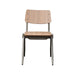 LABEL51 Eetkamerstoel Solid - Walnoot - Hout - Goud Metalen Frame-Eetkamerstoelen-LABEL51