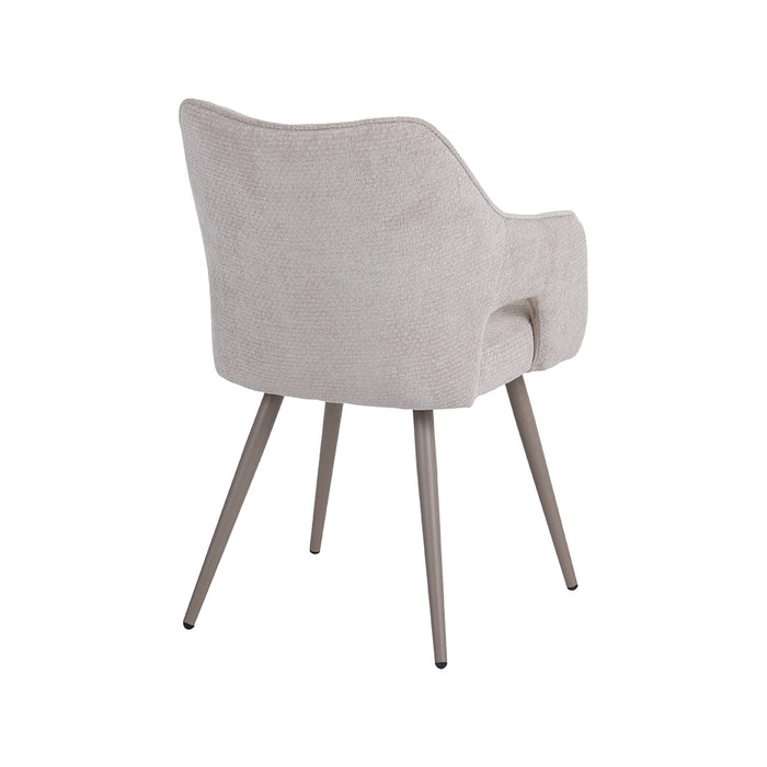 LABEL51 Eetkamerstoel Stan Naturel Elite Taupe 60x59x81 cm-Eetkamerstoelen-LABEL51