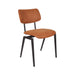 LABEL51 Eetkamerstoel Stapelbaar PU-Leder Cognac-Eetkamerstoelen-LABEL51