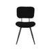 LABEL51 Eetkamerstoel Ted - Zwart - Teddy - Black Frame-Eetkamerstoelen-LABEL51