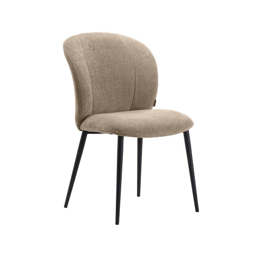 LABEL51 Eetkamerstoel Vino - Clay - Elite - Zwart Metalen Frame-Eetkamerstoelen-LABEL51