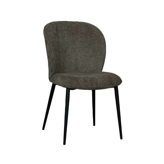 LABEL51 Eetkamerstoel Vino - Hunter - Elite - Zwart Metalen Frame-Eetkamerstoelen-LABEL51