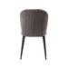 LABEL51 Eetkamerstoel Vino Stone Elite Zwart Metalen Frame 49x62x85 cm-Eetkamerstoelen-LABEL51