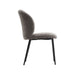 LABEL51 Eetkamerstoel Vino Stone Elite Zwart Metalen Frame 49x62x85 cm-Eetkamerstoelen-LABEL51
