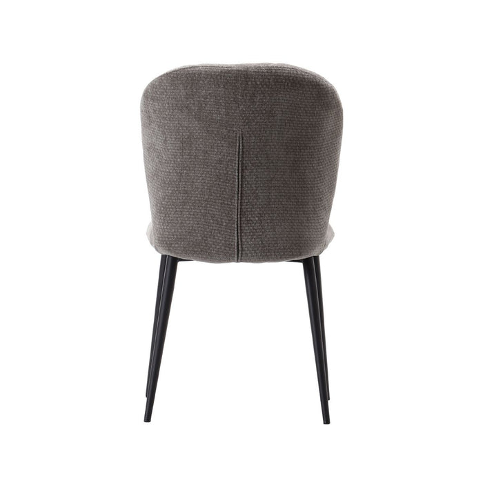 LABEL51 Eetkamerstoel Vino - Stone - Elite - Zwart Metalen Frame-Eetkamerstoelen-LABEL51