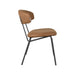 LABEL51 Eetkamerstoel Zack - Cognac - Micro Suede-Eetkamerstoelen-LABEL51