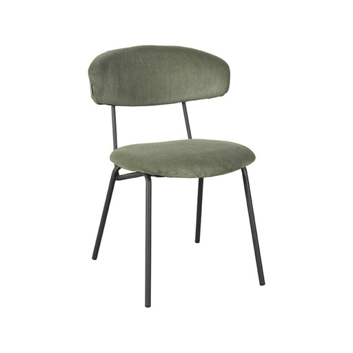 LABEL51 Eetkamerstoel Zack - Forest - Ribcord-Eetkamerstoelen-LABEL51