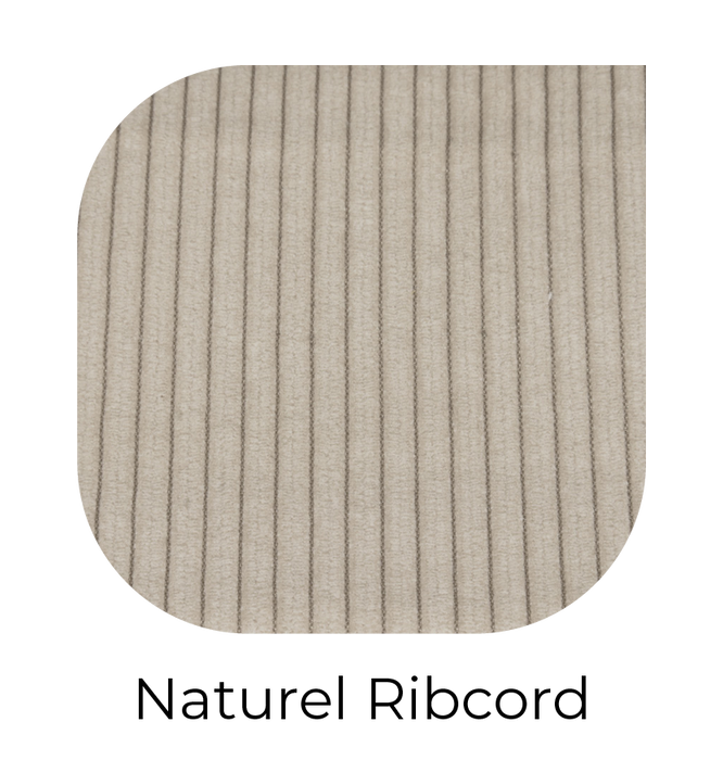 LABEL51 Eetkamerstoel Zack Naturel Ribcord 53x59x79 cm-Eetkamerstoelen-LABEL51