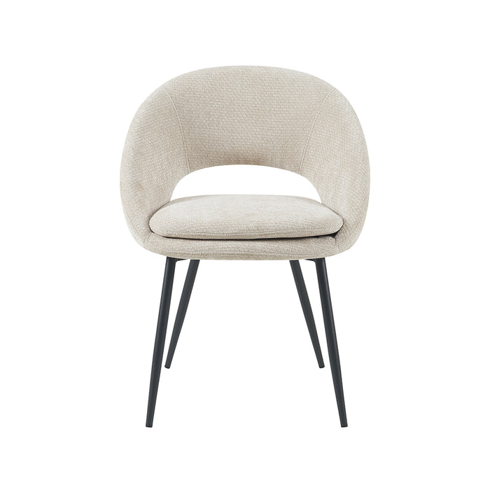 Eetkamerstoel Zohra - Naturel - Elite-Eetkamerstoelen-LABEL51