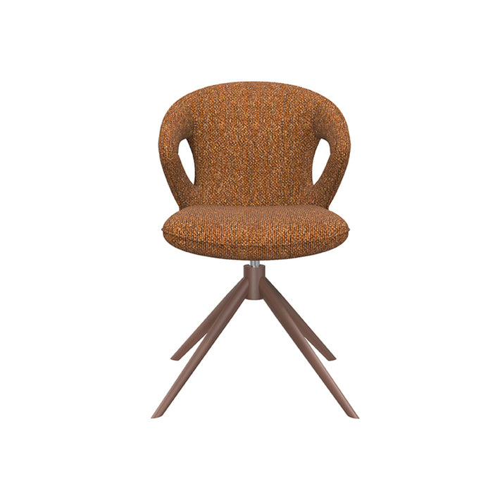 LABEL51 Eetkamerstoel Zurich - Coral - Boucle - Coral Frame - Draaibaar-Eetkamerstoelen-LABEL51