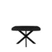 LABEL51 Eetkamertafel Blake - Zwart - Mangohout - 130 cm - Rond-Eettafels-LABEL51