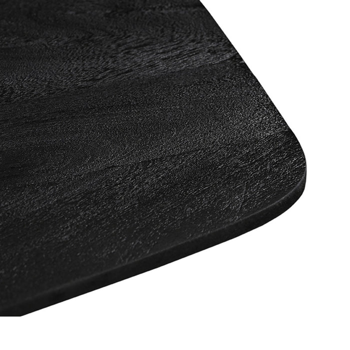 LABEL51 Eetkamertafel Blake - Zwart - Mangohout - 140x140 cm-Eettafels-LABEL51