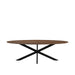 LABEL51 Eetkamertafel James - Nature - Mangohout - 240 cm - Ovaal-Eettafels-LABEL51