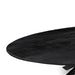 LABEL51 Eetkamertafel James - Zwart - Mangohout - 240 cm - Ovaal-Eettafels-LABEL51