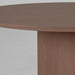 LABEL51 Eetkamertafel Oliva - Walnoot - Eiken - 130 cm - Rond-Eettafels-LABEL51