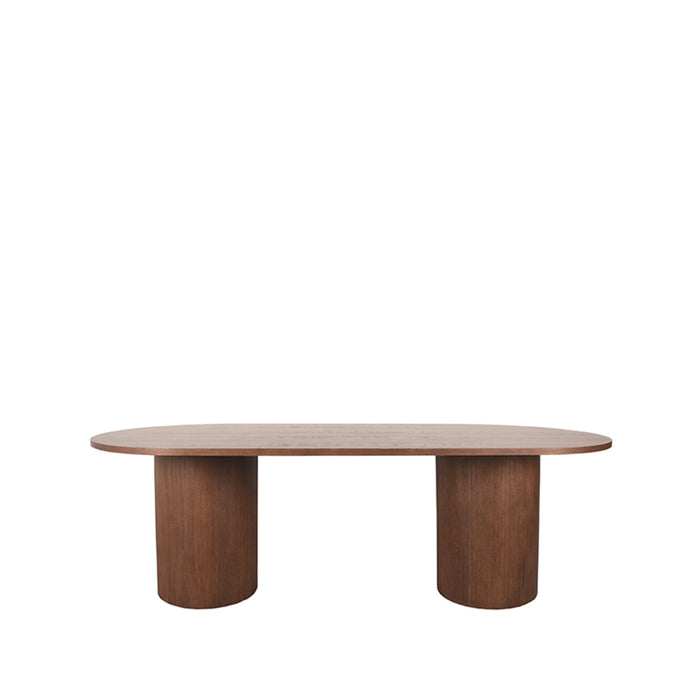 LABEL51 Eetkamertafel Oliva - Walnoot - Eiken - 240 cm-Eettafels-LABEL51
