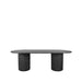LABEL51 Eetkamertafel Oliva - Zwart - Eiken - 240 cm-Eettafels-LABEL51