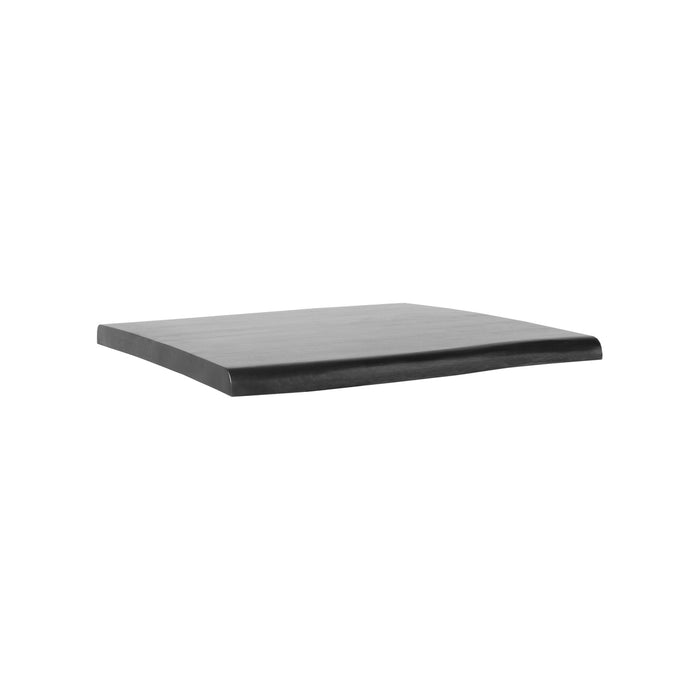 Eetkamertafel Tafelblad Tree Edge - Zwart - Mangohout - 70 cm...-Eettafels-LABEL51