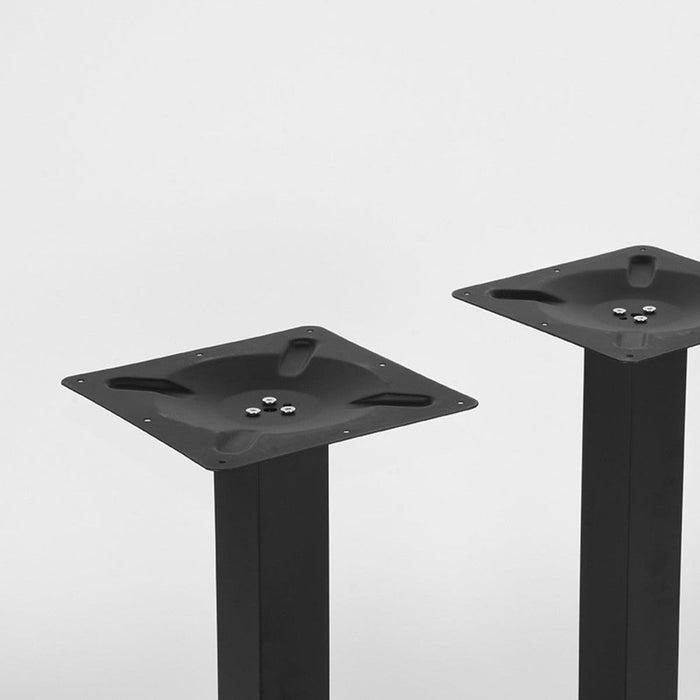 LABEL51 Eetkamertafel Tafelpoot Dubbel - Zwart - Metaal - Dubbel - 71 cm-Eettafels-LABEL51