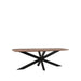 LABEL51 Eetkamertafel Zane - Espresso - Mangohout - 190 cm-Eettafels-LABEL51
