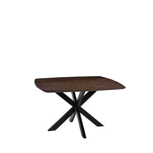 LABEL51 Eettafel Blake Mangohout Espresso 130x130x76 cm-Eetkamertafels-LABEL51