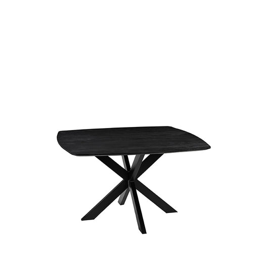 LABEL51 Eettafel Eetkamertafel Blake Zwart Mangohout 140x140 cm-Eetkamertafels-LABEL51