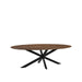 LABEL51 Eettafel Eetkamertafel James Nature Smooth Mangohout 210 cm Ovaal-Eettafels-LABEL51