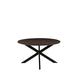 LABEL51 Eettafel Eetkamertafel Otis Espresso Mangohout 140 cm Rond-Eetkamertafels-LABEL51