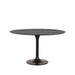 LABEL51 Eettafel Eetkamertafel Otto Zwart Mangohout 130 cm Rond-Eetkamertafels-LABEL51