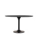 LABEL51 Eettafel Eetkamertafel Otto Zwart Mangohout 130 cm Rond-Eetkamertafels-LABEL51