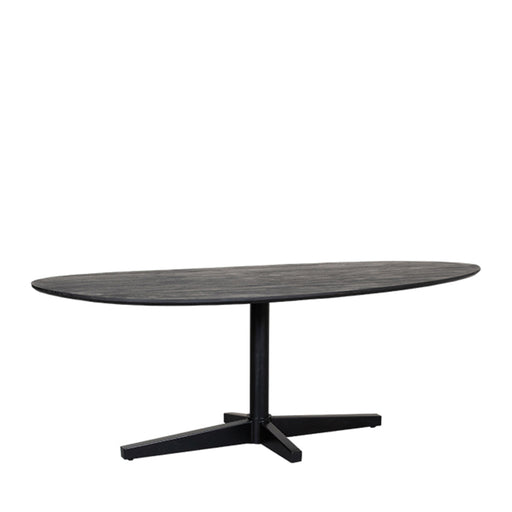 LABEL51 Eettafel Eetkamertafel Rosie Zwart Mangohout 260cm-Eetkamertafels-LABEL51