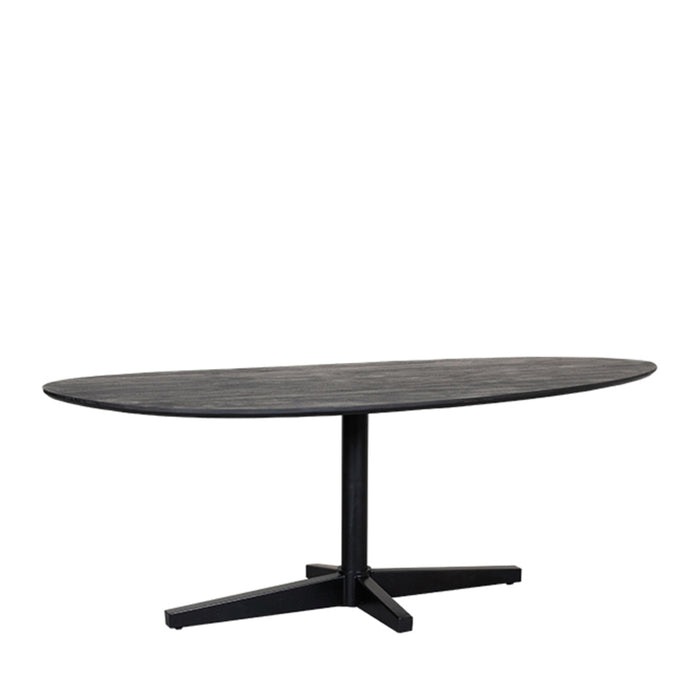 LABEL51 Eettafel Eetkamertafel Rosie Zwart Mangohout 260cm-Eetkamertafels-LABEL51