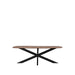 LABEL51 Eettafel Eetkamertafel Zane Espresso Mangohout 160 cm-Eettafels-LABEL51