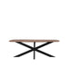 LABEL51 Eettafel Eetkamertafel Zane Espresso Mangohout 220 cm-Eettafels-LABEL51