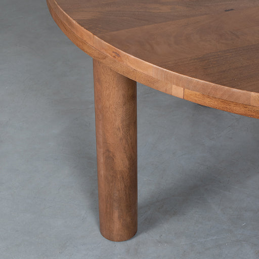 LABEL51 Eettafel Elly Nature Smooth Rond 140x140x75 cm-Eettafels-LABEL51